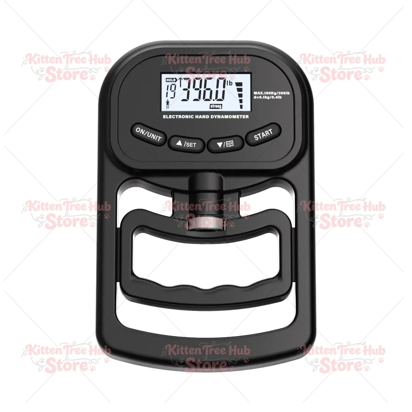 Digital Hand Dynamometer 0-90kg Grip Strength Meter Electronic Grip Power Tester