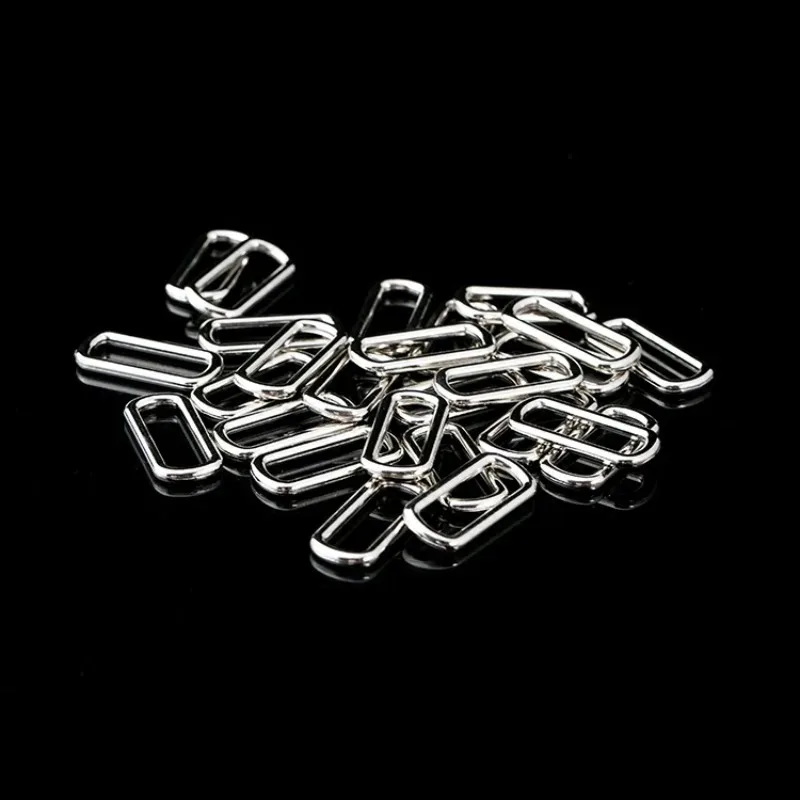 Metal Square Ring Buckle Loop for Webbing Leather Craft Bag Strap Belt Buckle Garment DIY Accessory 25-37mm