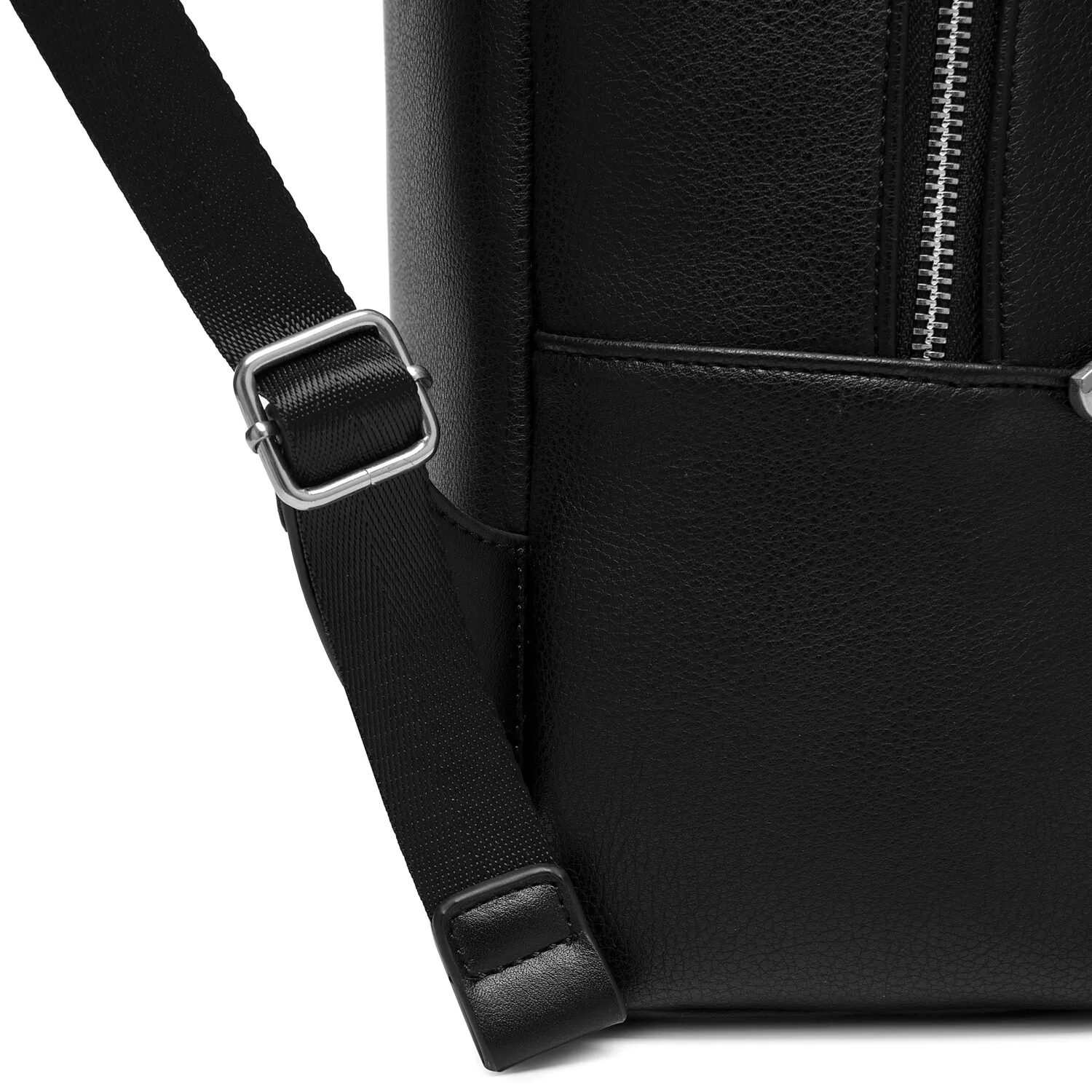 David Jones Vintage Backpacks for Women Black School Bags for Girls Soft Faux Leather Female Handbags Travel Shoulder Bag