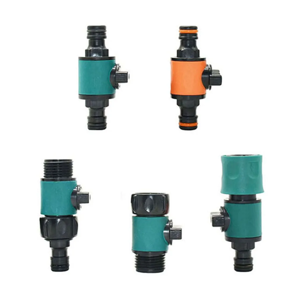 1/2 3/4 1 Inch Irrigation Garden Hose Quick Connector Stop Water Pipe Coupler Repair Drip Irrigation System Joint Fitting