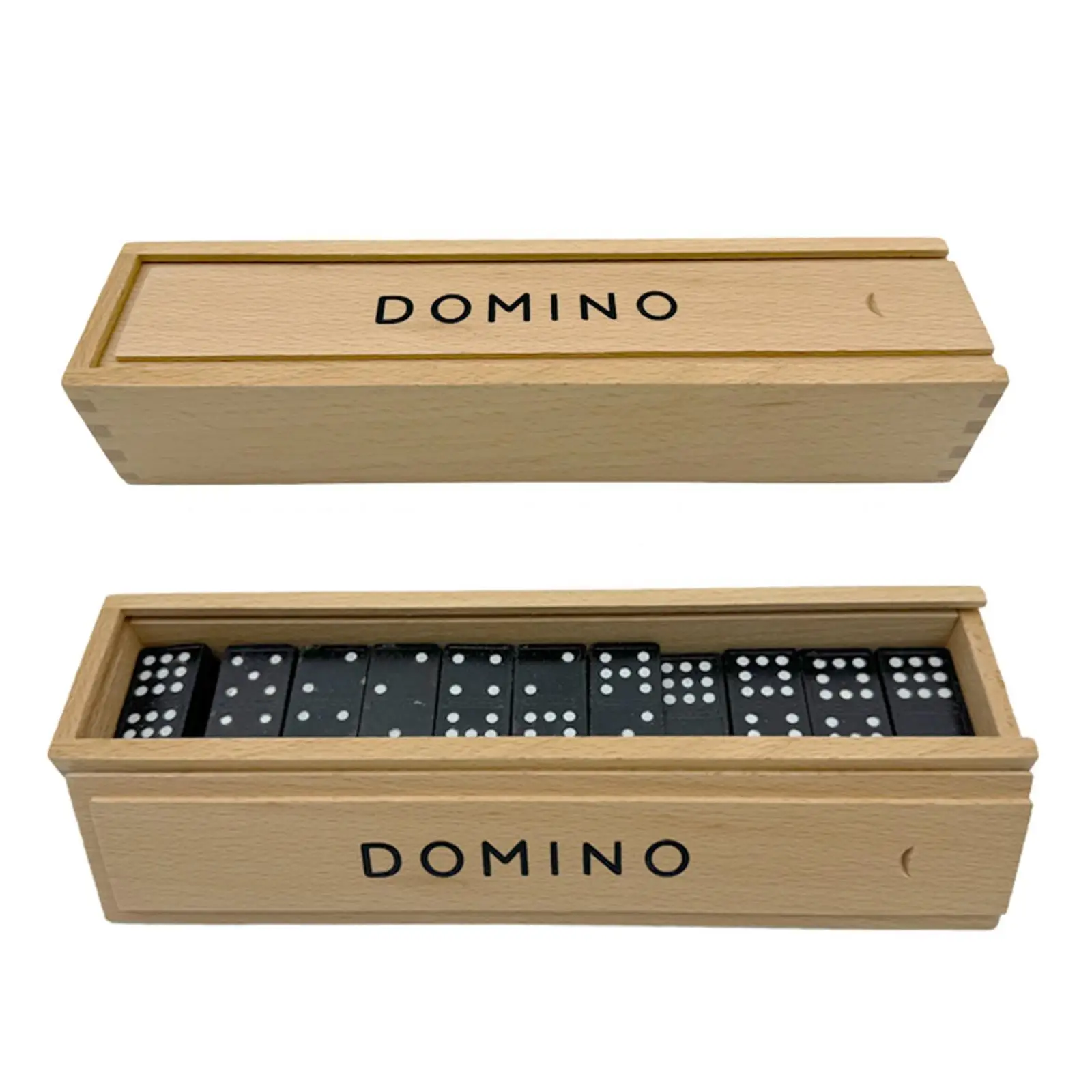 

Double Nine Domino Set Toys Tournament Family Games Dominoes Travel Playset for Trips Tourism Party Favors Entertainment Gift