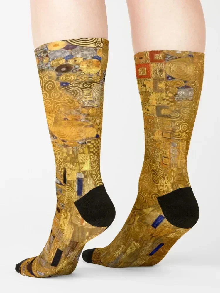 Klimt without Adele. Sad. Socks hiphop anti slip football kids Christmas Male Socks Women's