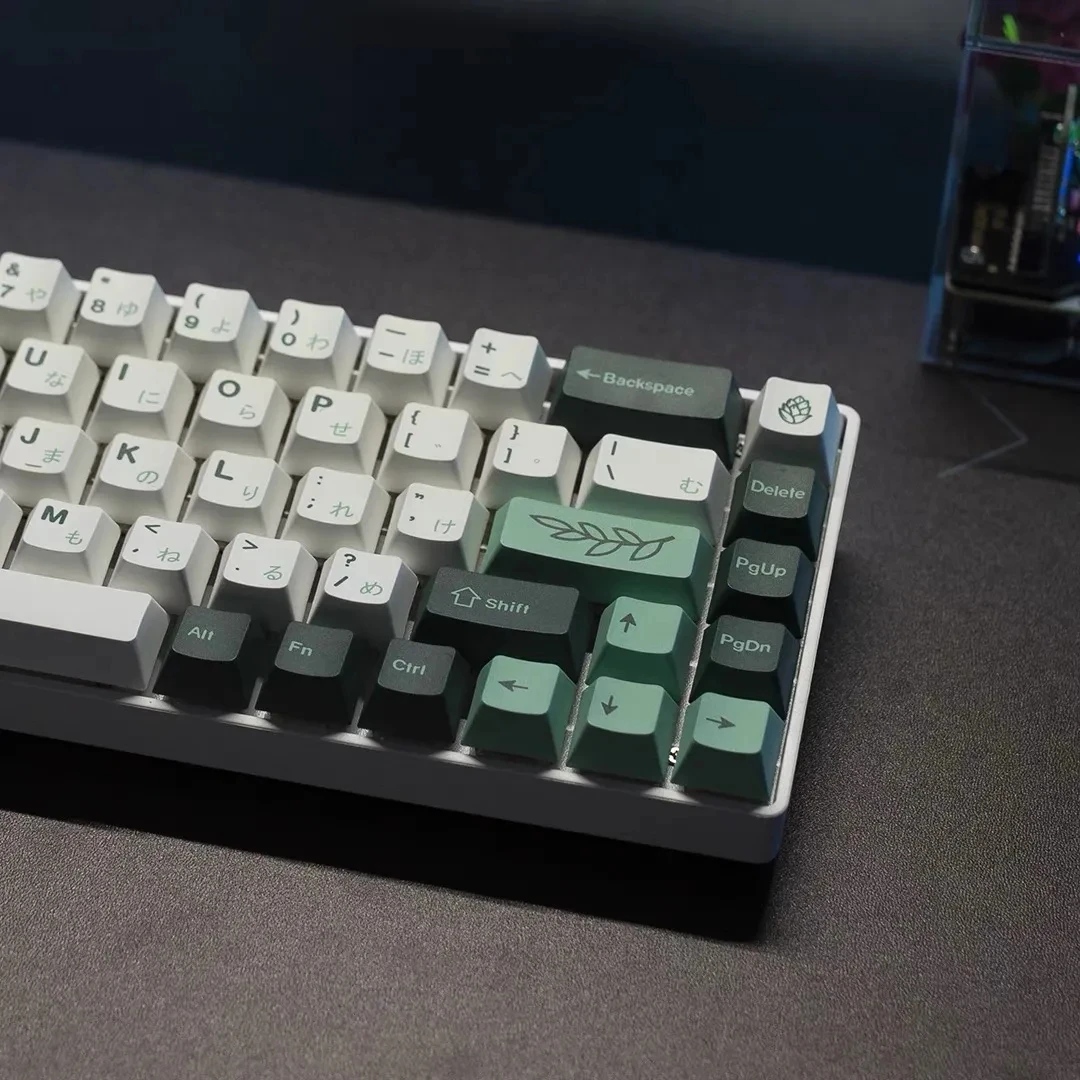 GMK-teclas Botanical para Gaming, teclas de Teclado mecánico de sublimación, PBT, perfil Cherry MX para interruptor, 136 teclas
