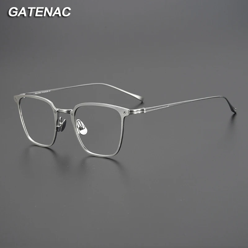 

Vintage Pure Titanium Eyeglasses Frame Men Prescription Myopia Optical Glasses Frame Women 2023 New Luxury Designer Spectacles