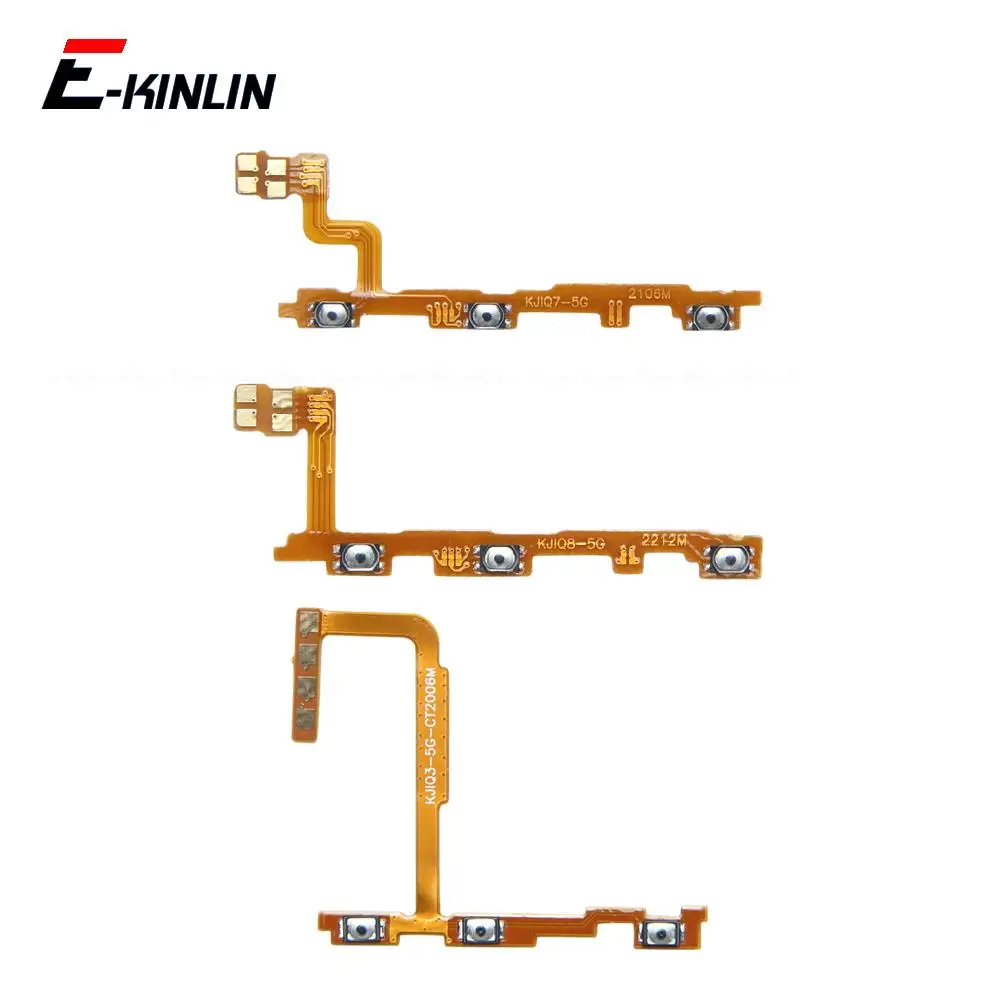 

Switch Power ON OFF Key Mute Silent Volume Button Flex Cable For Vivo iQOO 8 7 5 Pro 3 5G Repair Parts