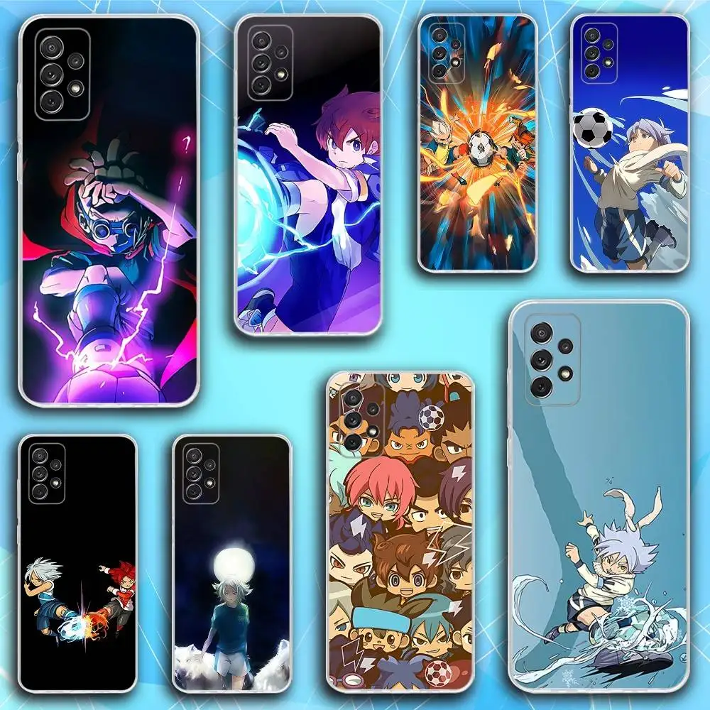 

I-Inazuma Game E-Eleven Phone Case For Samsung S30,23,21,22,20, FE lite,S10,9,8,7 PIus Note20ultra Soft Transparent