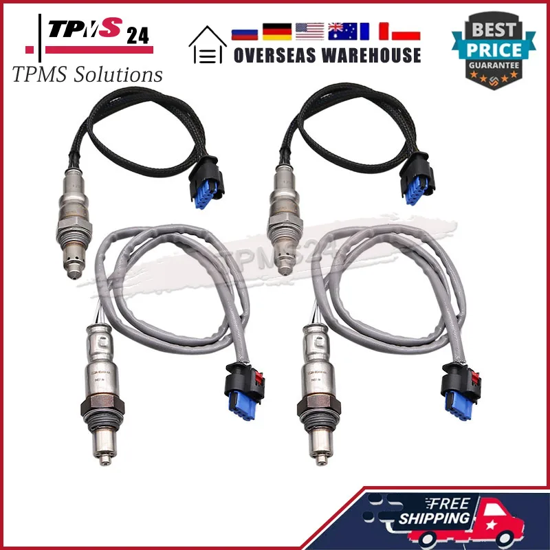 

4Pcs Oxygen Sensor ML3A-9Y460-DB ML3A-9F472-EA ML3A-9G444-AA ML3Z9F472D ML3Z9F472E ML3Z9G444A For 2021-2023 FORD F-150 3.3L 5.0L