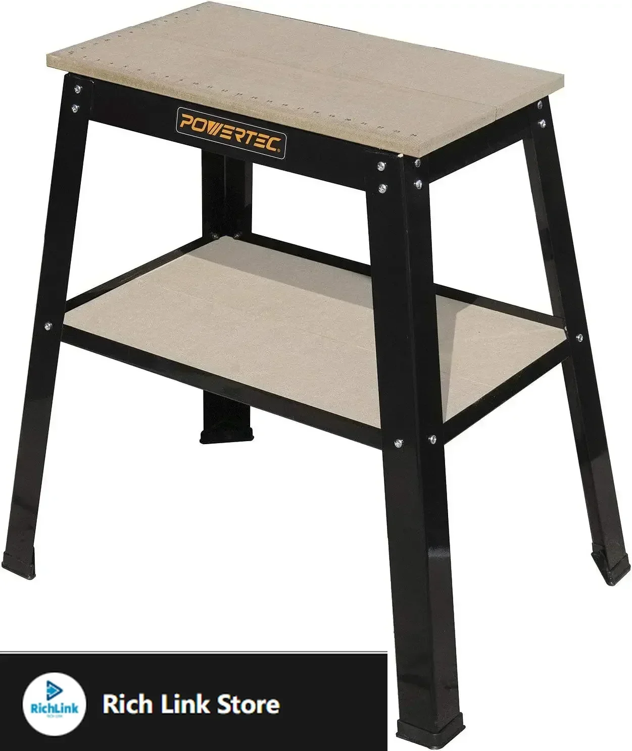 

Tool Stand, MDF Split Top Expands to 20"x25", 32" Work Height Power Tool Stand for Drill Press, Belt Sander, Bench Grinder