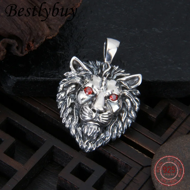 

Новый S925 чистый серебряный ретро трехмерный кулон «Левон викингов» для мужчин с властной индивидуальностью, новые модные ювелирные изделия