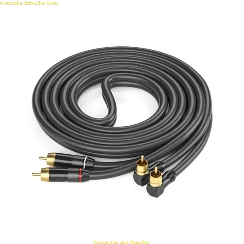 30cm-10m 2RCA Male to 2RCA Male Stereo Aux Cable Cord Gold Plated Connectors Wire for Home Theater VCD Players