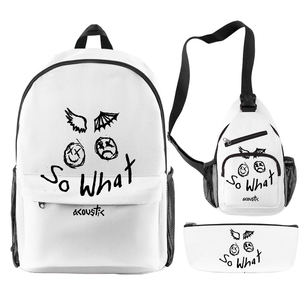 

Luxury Popular Funny JADEN HOSSLER 3D Print 3pcs/Set pupil School Bags Travel Laptop Backpack Chest Bag Pencil Case