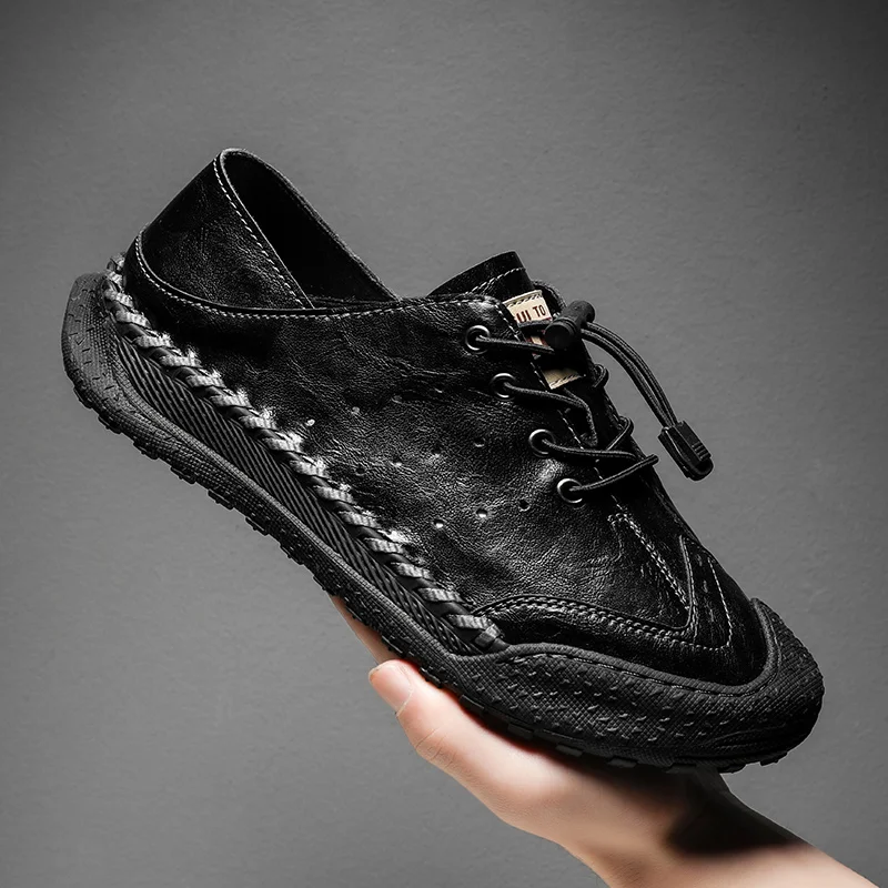 YRZL Comfortable Casual Men Shoes Big Size Loafers Spring and Summer Men Flats Driving Shoes Lightweight Men's Sneakers