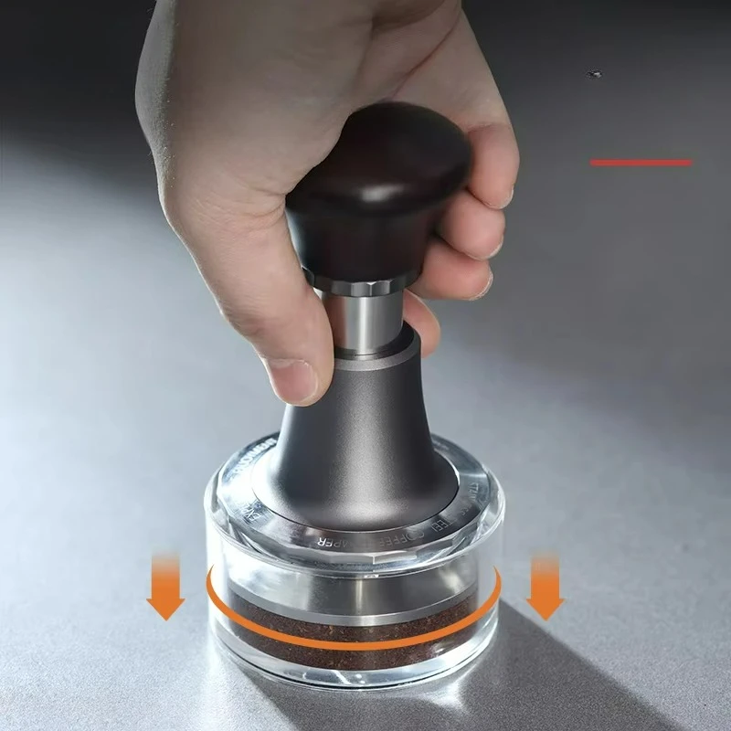 

30Lb Spring Loaded Espresso Tampered 58.5mm Stainless Steel Sword Portable Metal Design