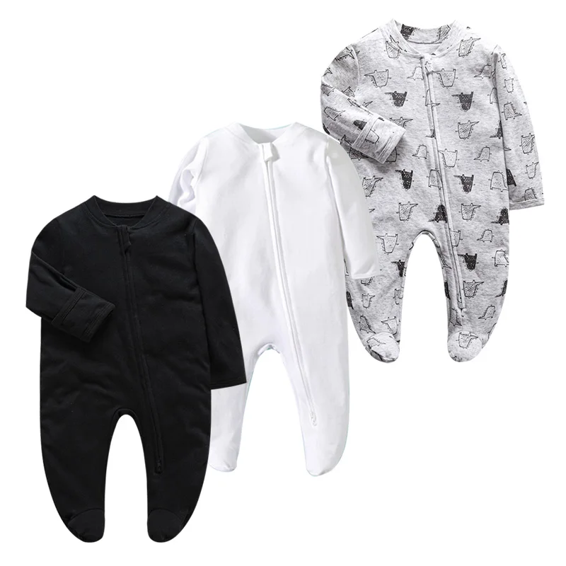 Newborn baby bodysuits long sleevele 100%Cotton baby clothes O-neck 0-24M baby Jumpsuit  baby clothing Infant sets