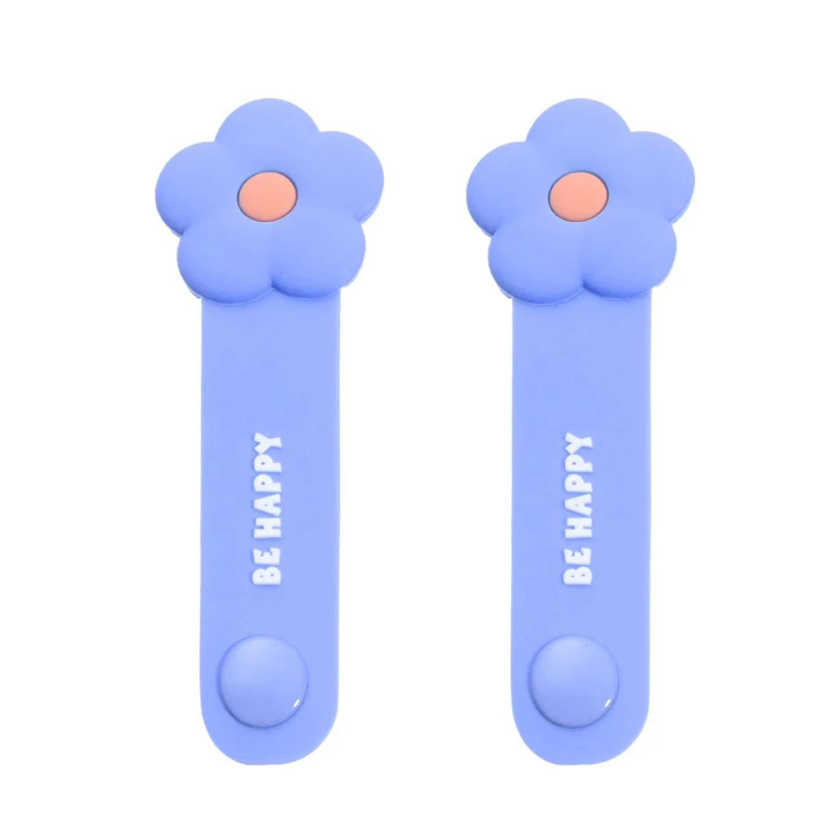 

2pcs Cable Organizer Winder Small Size Cell Phone USB Charging Cord Holder Storage Headphone Management Silicone Long Use