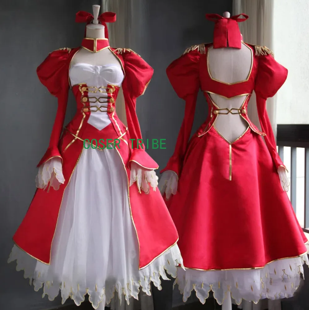 COSER TRIBE Fate/grand Order Nero Initial Cosplay Costume Cos Game Anime Party Uniform Hallowen Play Role Clothes Clothing