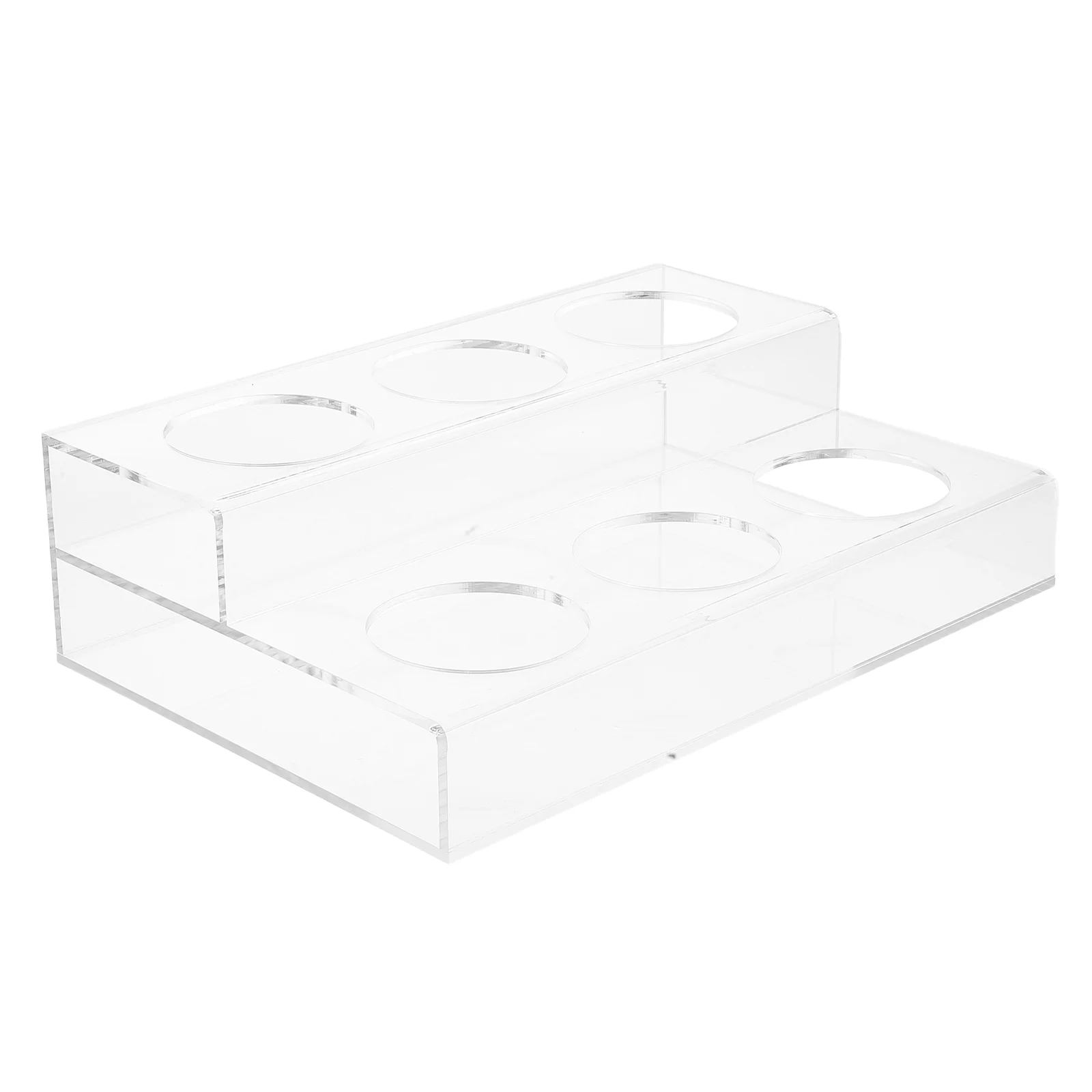 

Rack Coffee Syrup Holder Bottle Organizer for Countertop Water Bar Kitchen
