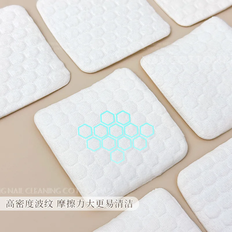 200/500 pz Ispessimento Professione Tamponi di Cotone per Salviette Per Unghie Senza Pelucchi di Alta Qualità Cotone Polish Remover Unghie Artistiche Strumenti di Pulizia