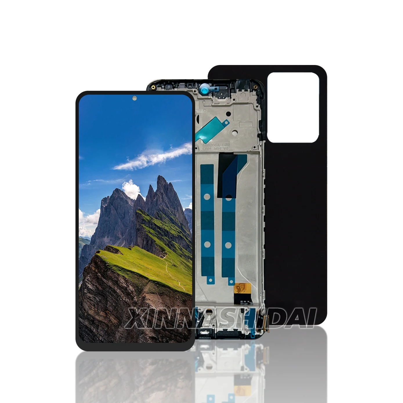 For xiaomi Redmi Note 12 Pro 4G  ‎2209116AG/ Note 12 4G 23021RAAE TFT LCD Display Touch Screen Frame Battery Cover Housing