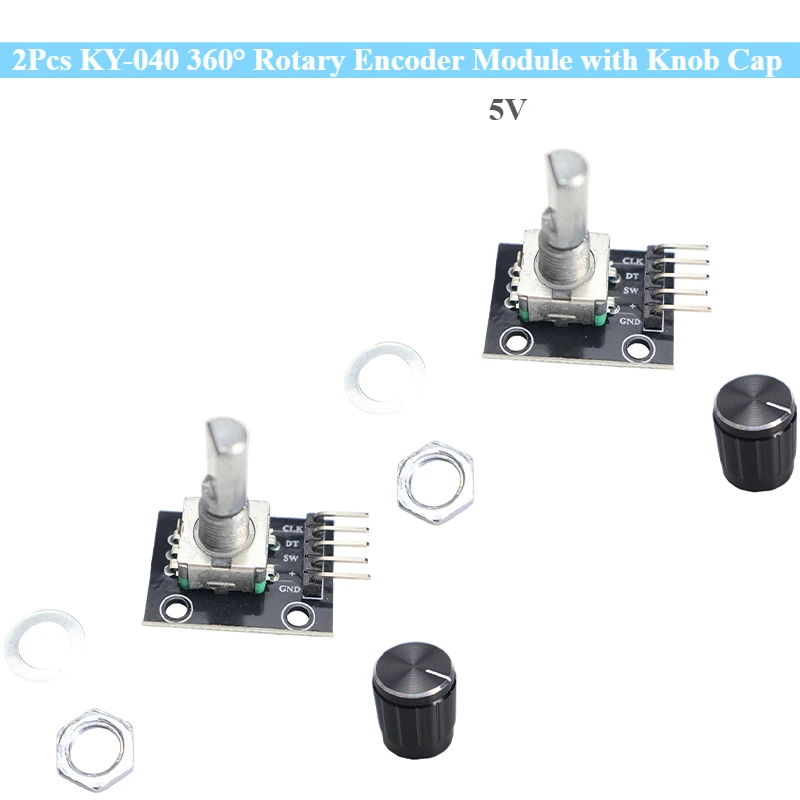 New 2Pcs KY-040 360…