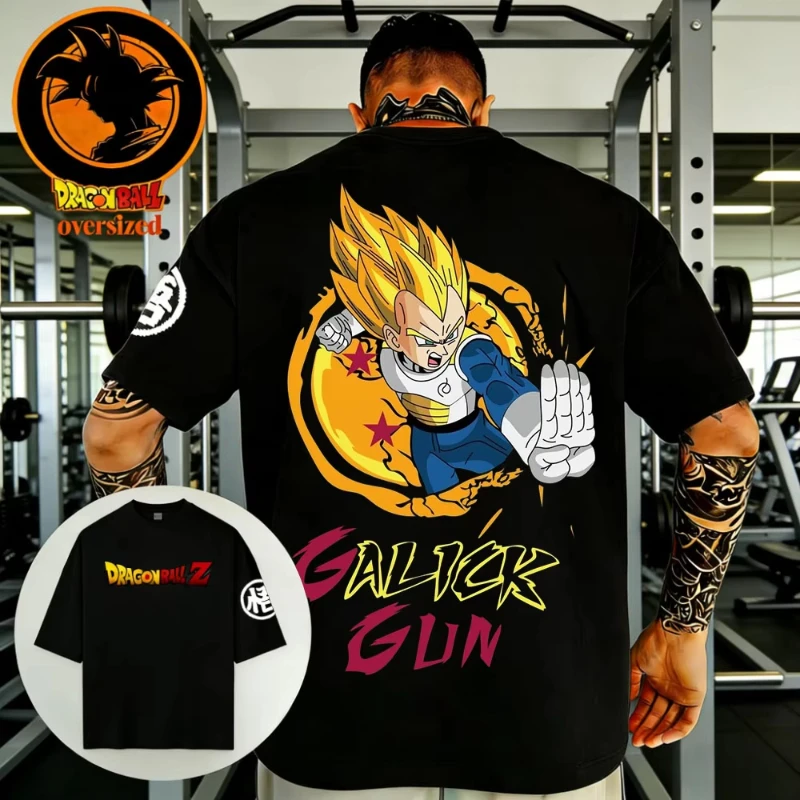 

Летняя футболка 2026 Dragon Ball в стиле ретро из чистого хлопка, мужская, оверсайз, с коротким рукавом, семейная, унисекс, детская, повседневная