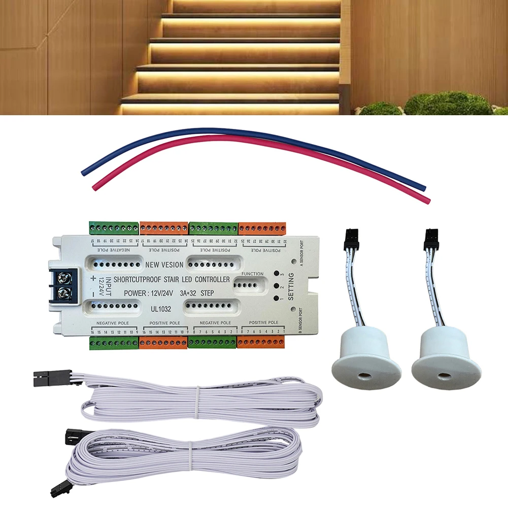 

32 Channel Staircase Light Prevent Short Circuit Controller LED Motion Sensor Light Avoid Short Circuit Controller Module
