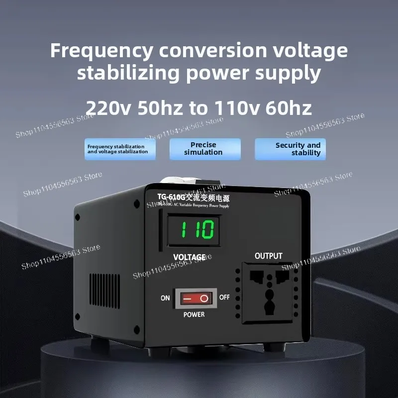 Transformador de Frecuencia CA 220V50Hz a 110V60Hz Corea 220V Japón 100V EE. UU. 120V 60Hz