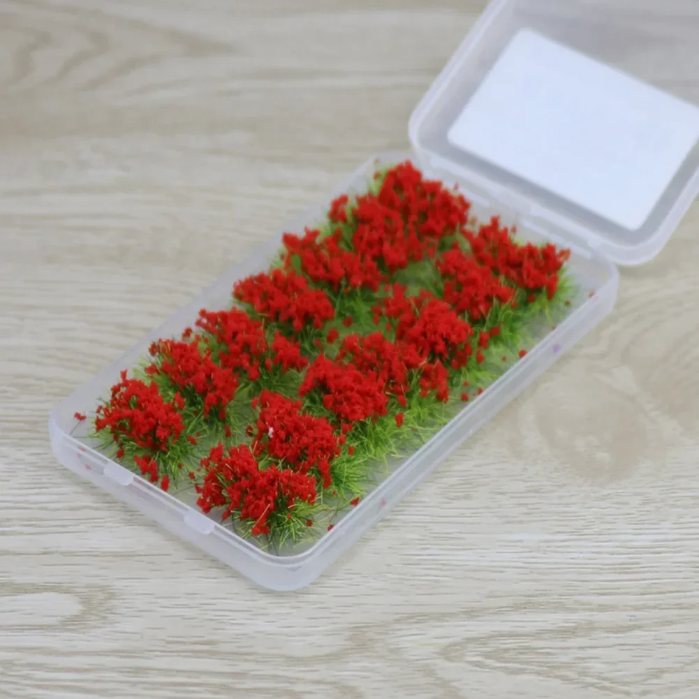 14 قطعة/صندوق العشب الثابت ل خصلات زهرة نموذج مشهد DIY بها بنفسك اكسسوارات السكك الحديدية قطار تخطيط Sandtable ديكور النموذج المعماري