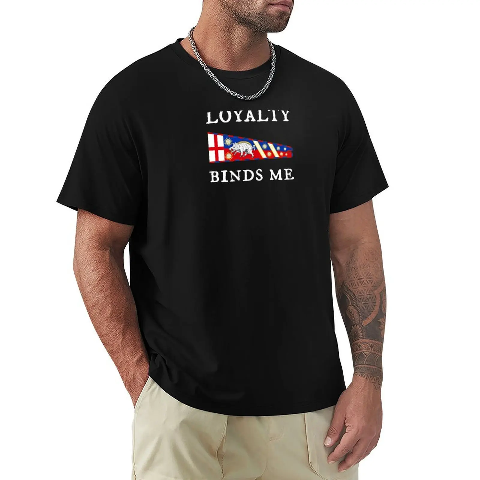 Richard III - Loyalty Binds Me T-Shirt Casual Basic Short Sleeve T-Shirt