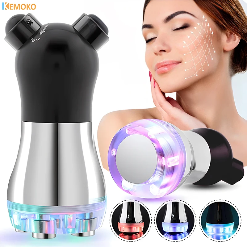 RF Facial Mesotherapy Electroporation LED Photon Tighten Wrinkle Removal Face Lifting Skin Care Body Massager