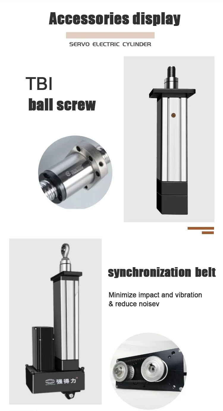 500mm Stroke Electric Motor Telescopic Lifter Servo Motor Linear Actuator