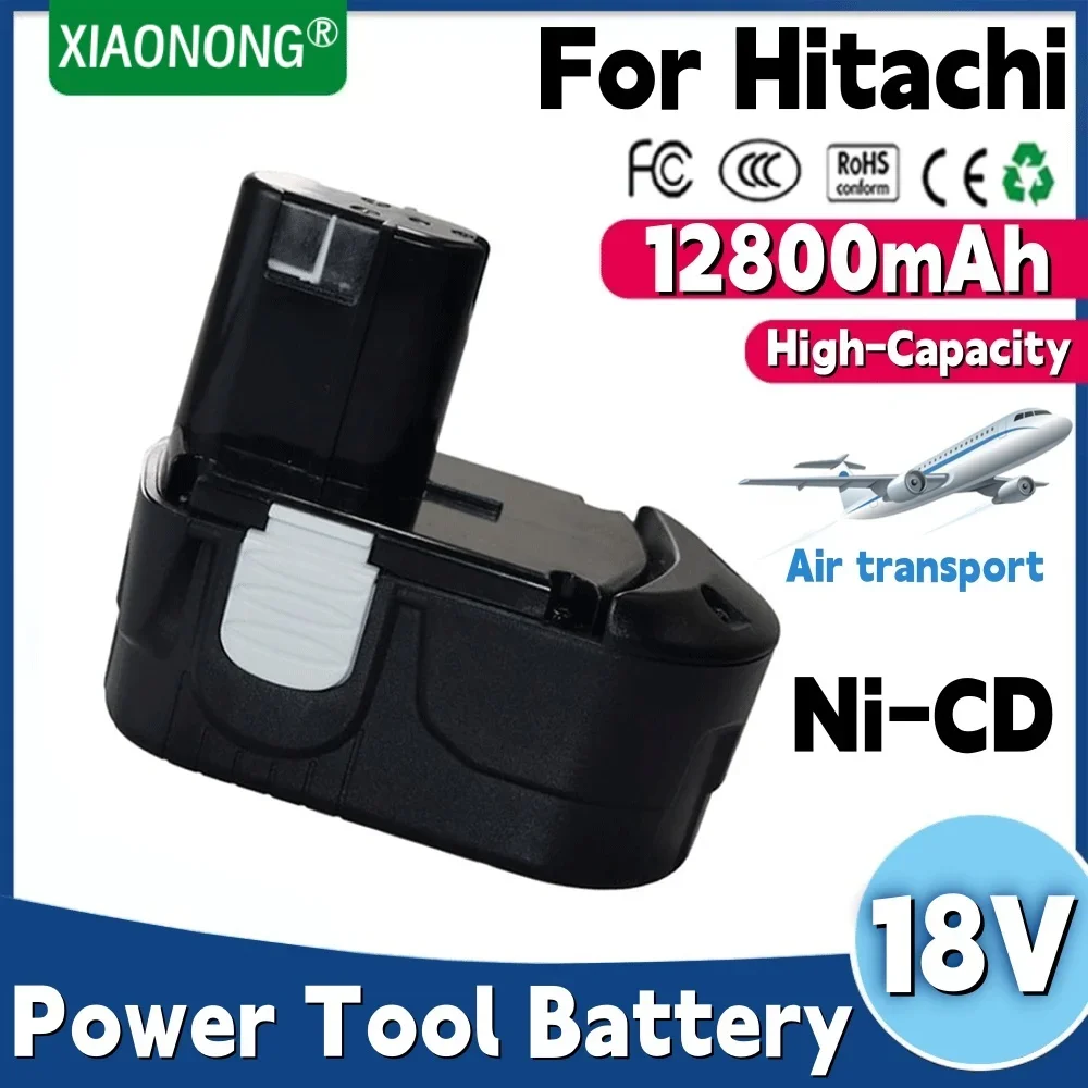 

NEW 18V 12800mAH 12.8ah battery exchange For Hitachi EB1812S EB1814SL EB1820 EB1826HL EB1830 DS18DL accumulator