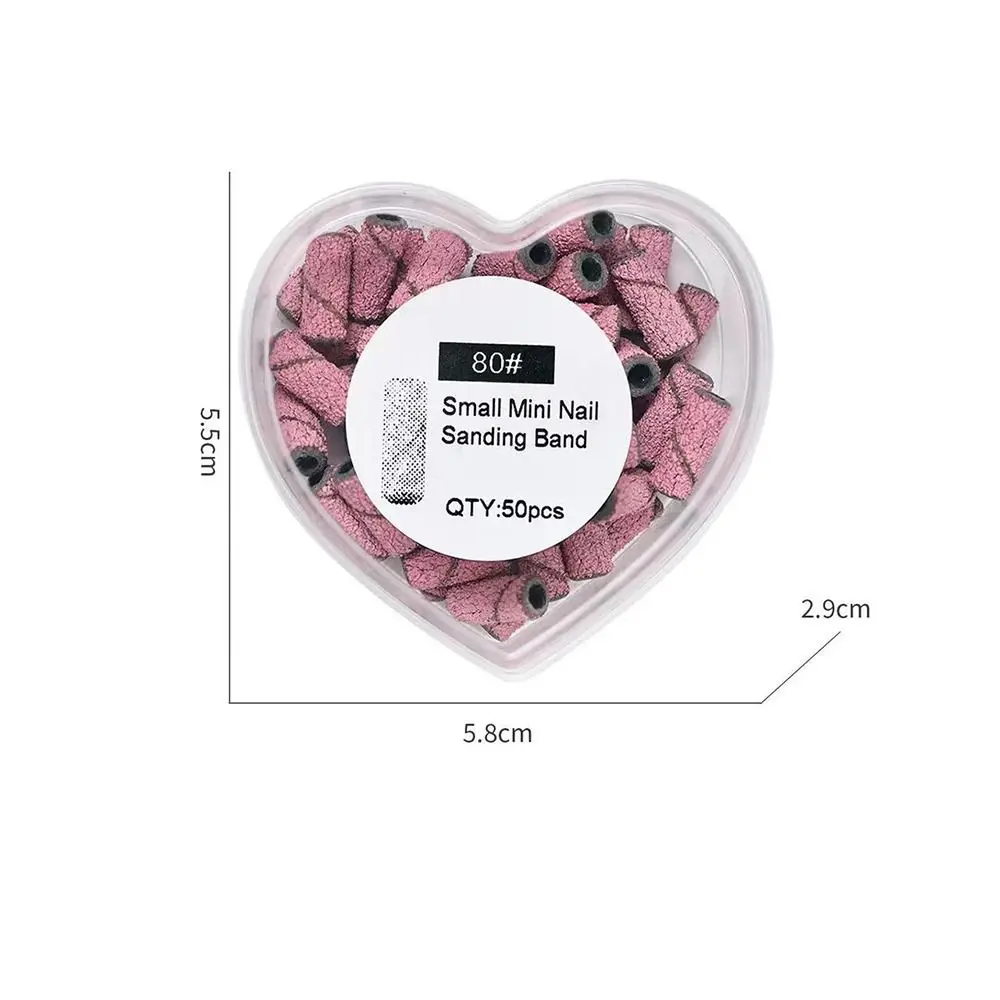 Accessories Mini Nail Polish Sanding Files Durable Nail Art Supplies Nail Sanding Bands Universal Nail Drill Bits