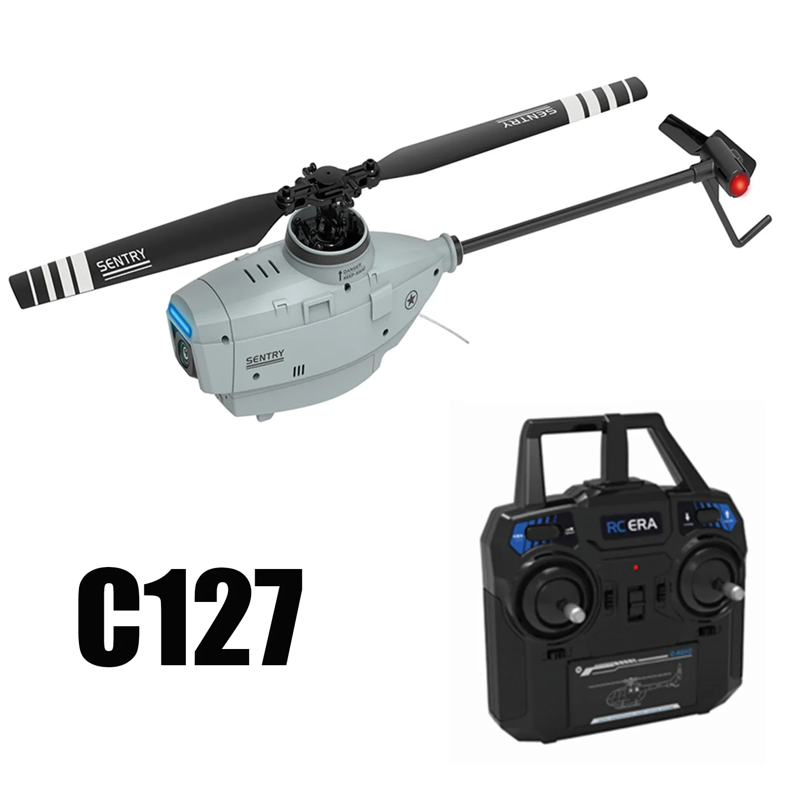 RC ERA C127AI C127 C128 2.4G 6-Axis الدوران استقرت Flybarless المهنية RC هليكوبتر 4ch التحكم عن بعد Aicraft للكبار #5