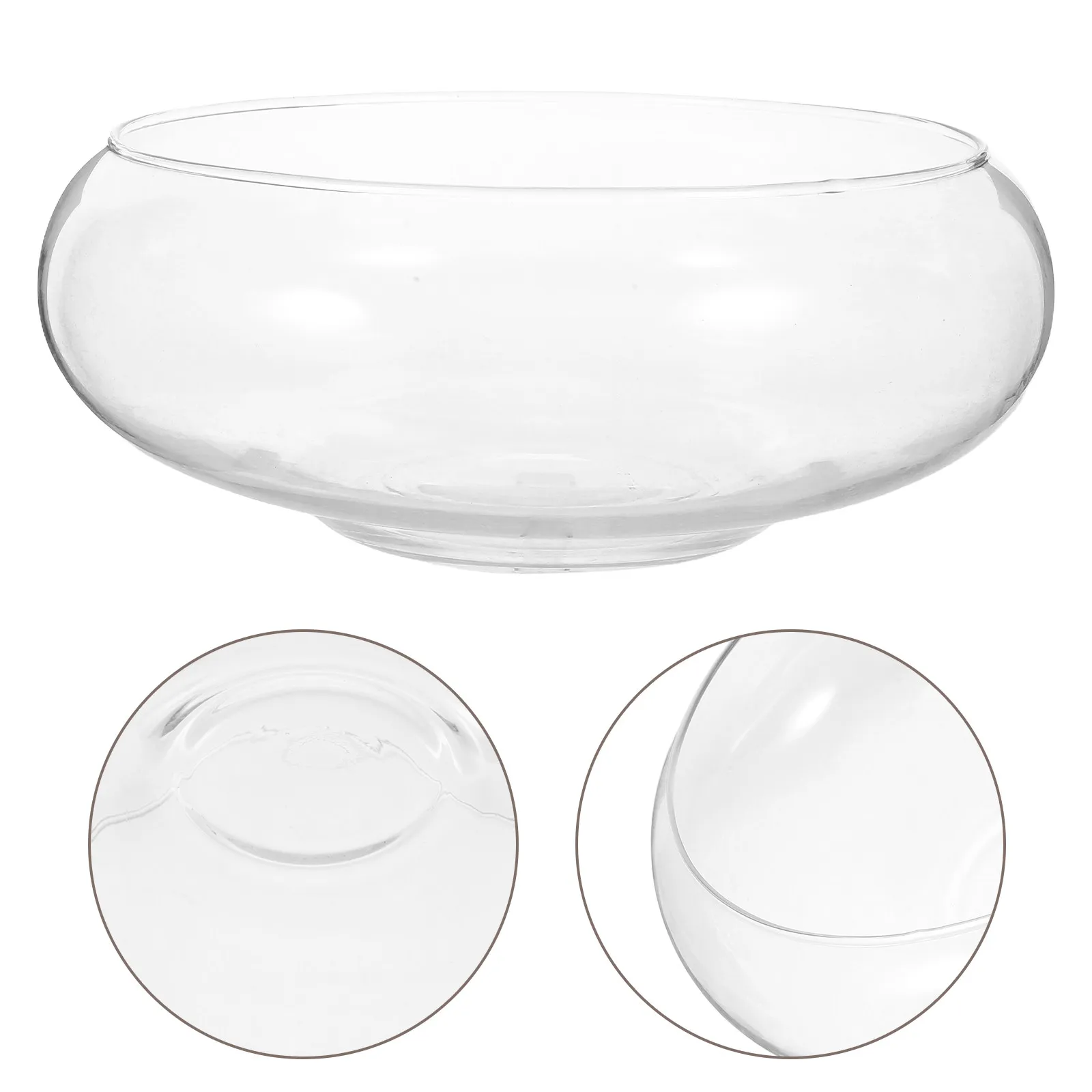 

Стеклянный горшок для суккулентов, прозрачный, с винтажной текстурой, маленький настольный цветочный горшок для гидропонных растений, аэроплантов, бонсай