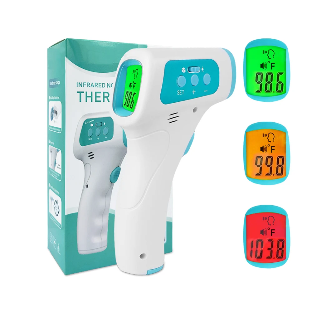 Stirn digitales Thermometer für Baby Erwachsene berührungs los Infrarot medizinisches Thermometer Körper temperatur Fieber Messwerk zeug