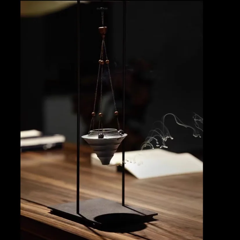 New Lotus Chinese Zen-style backflow incense burner, backflow incense ornament, lucky town house, home tea