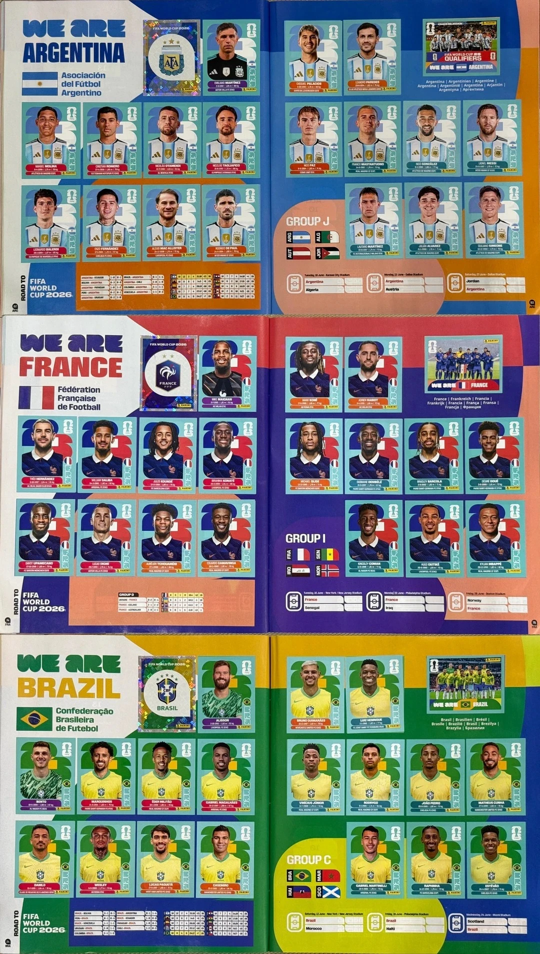 Hochwertige, brandneue Panini-Aufkleber für die FIFA-WM 2026, internationale Version, seltene Sammlerstücke, Fußball-Fan-Souvenir, Geschenk. – Detail 11