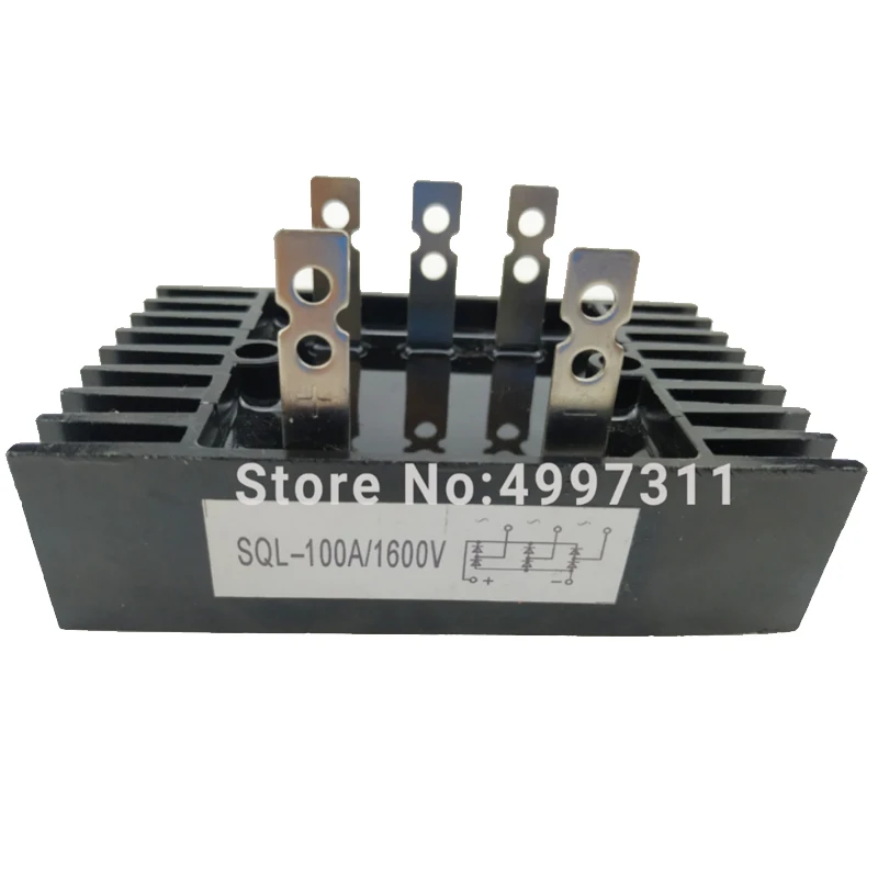 

Chinese Own Factory! Quality SQL100A With Heatsink (100A/1600Volt) For Three-Phases Bridge Rectifier