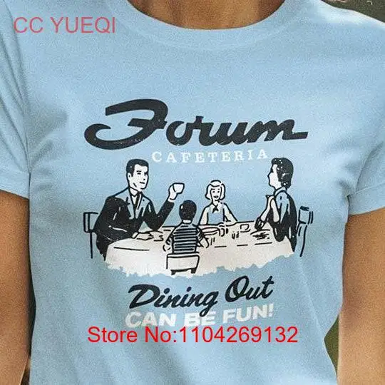 Forum Cafeteria Retro T shirt Bygone Brand long or short sleeves