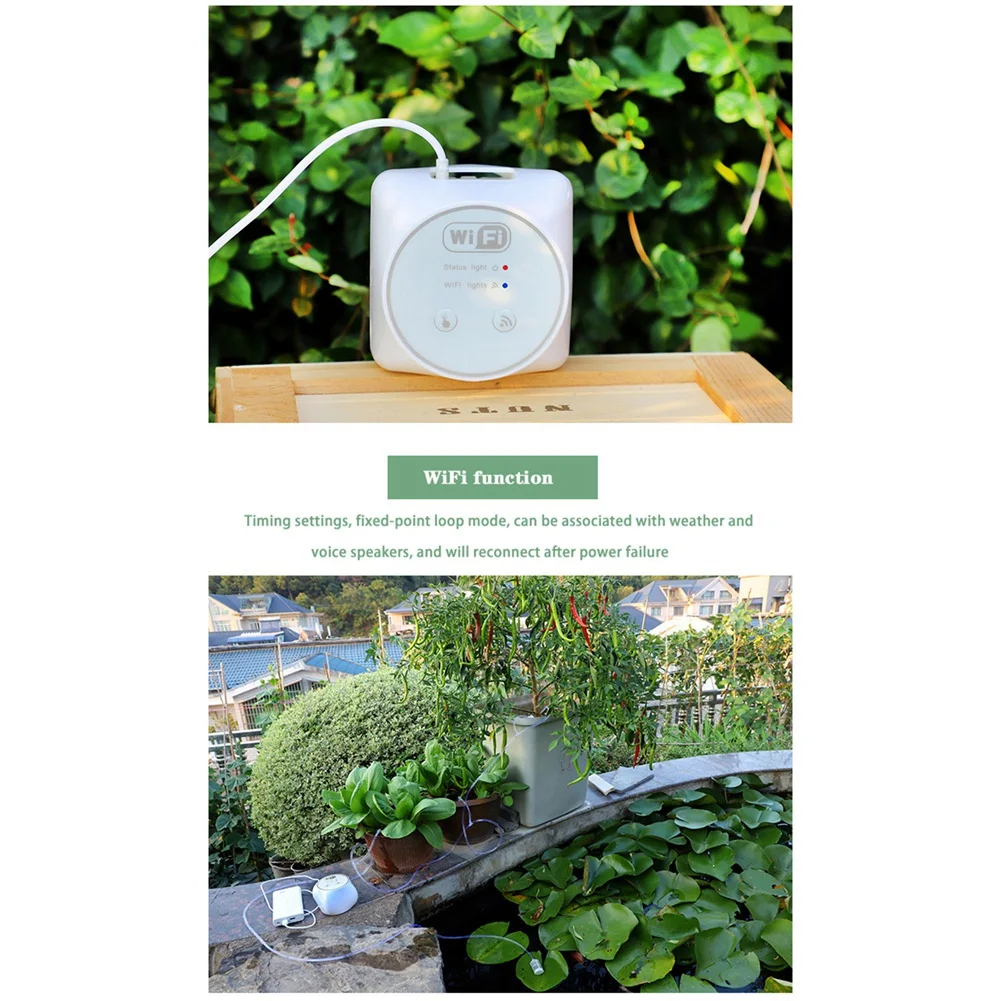 

【Lowest-Price!】Garden Wifi Control Watering Device Automatic Drip Irrigation System Set Home Smart Plant Irrigation Watering Tim
