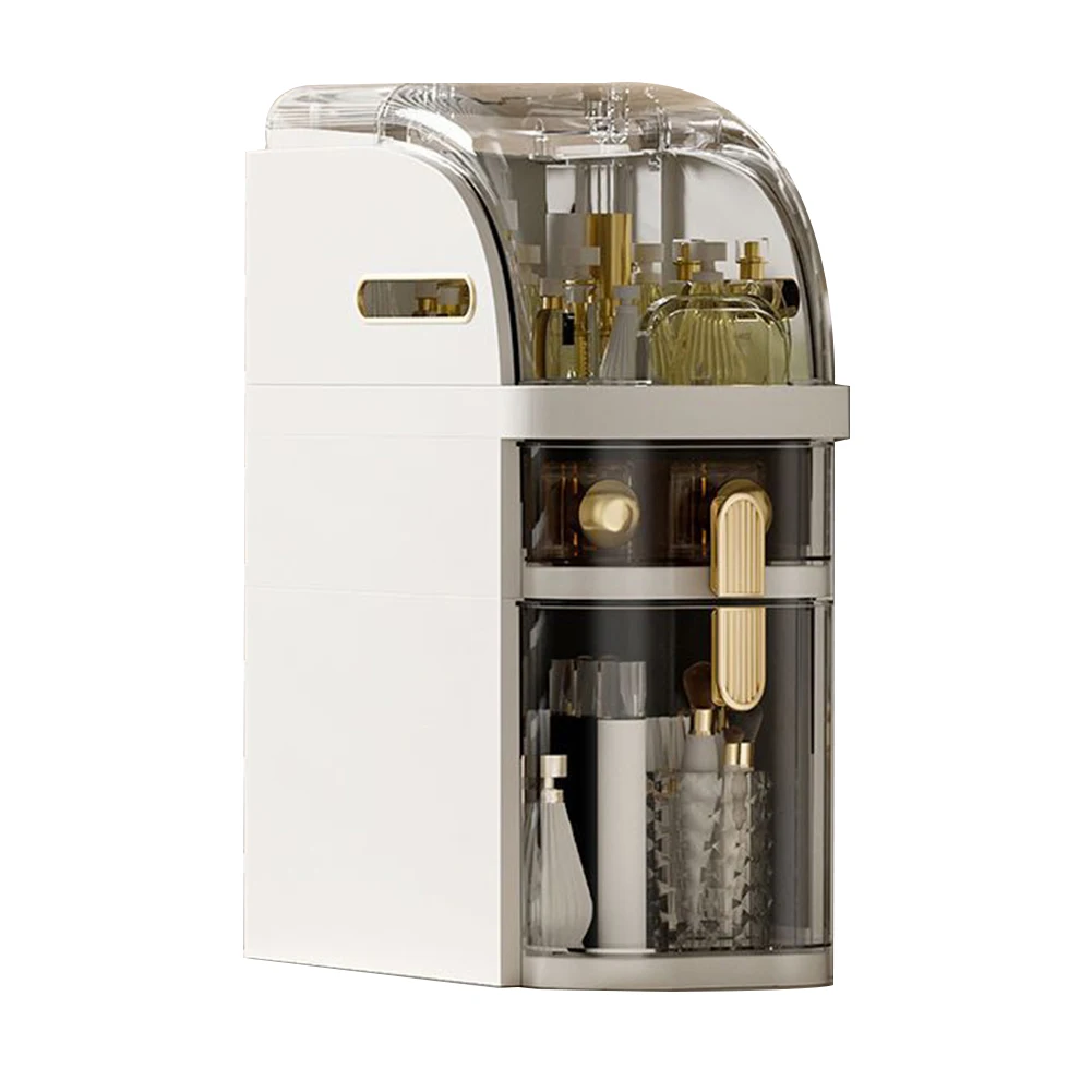 Lemari Penyimpanan Kamar Mandi Rak Kompak Tahan Air Rak Penyimpanan Kamar Mandi Bebas Pemasangan Rak Organizer Dapur Sempit