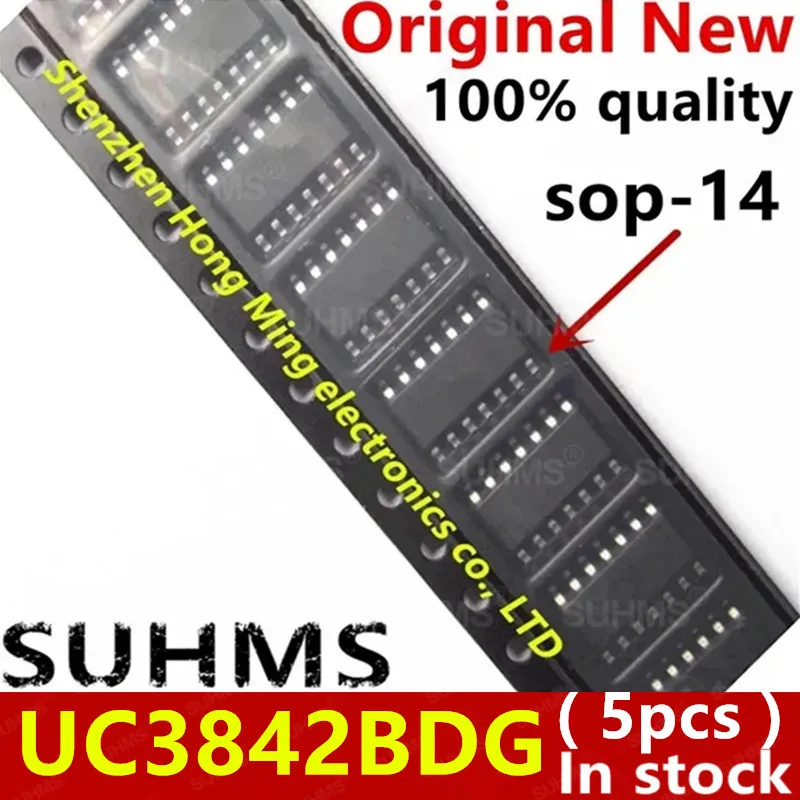 (5 stuk) 100% Nieuwe UC3842BDG UC3842BDR2G sop14