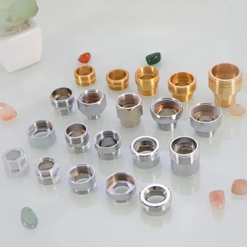 1pcs Faucet Adapter Brass M20 M22 M24 M28 Male Fine Thread to 1/2 inch BSP Female Coarse Thread Water Purifier Connector