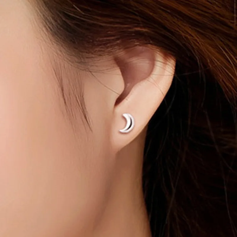 2024 New Star Moon Earrings for Women Asymmetric Fashion Classic Stud Earrings Party Gift Girls Women\'s Fine Jewelry