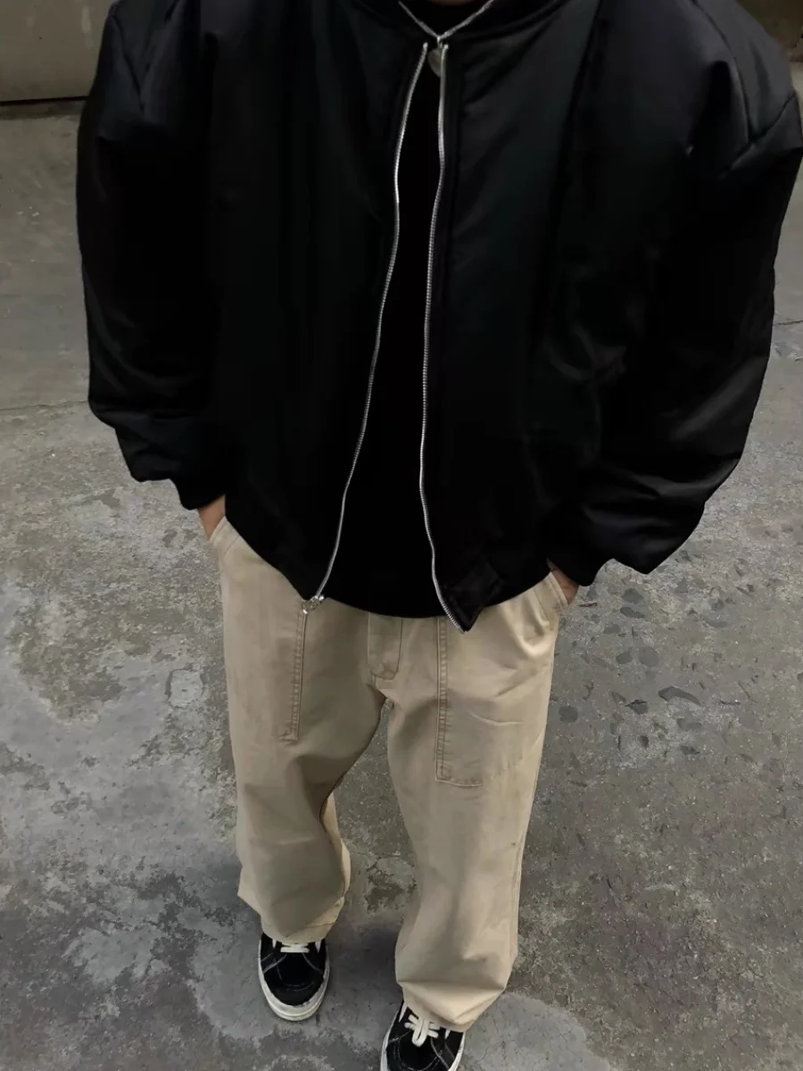 

ex Камуфляжная двусторонняя одежда, хлопковая тюнетная теплая ветрозащитная длинная свевая застежка-молния, уличная рабочая одежда, зимнее пальто