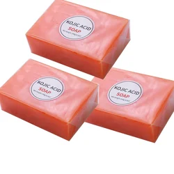 Kojic Acid Soap 100gX3 Colors Pack Dark Black Skin Lightening Soap Hand Made Glutathione Soap Skin Bleaching & Brightening