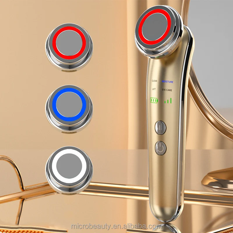 جهاز تدليك محمول لرفع الوجه والرقبة من درجة صالون التجميل للتنظيف العميق والعناية بالبشرة مع تقنية الاهتزاز #1