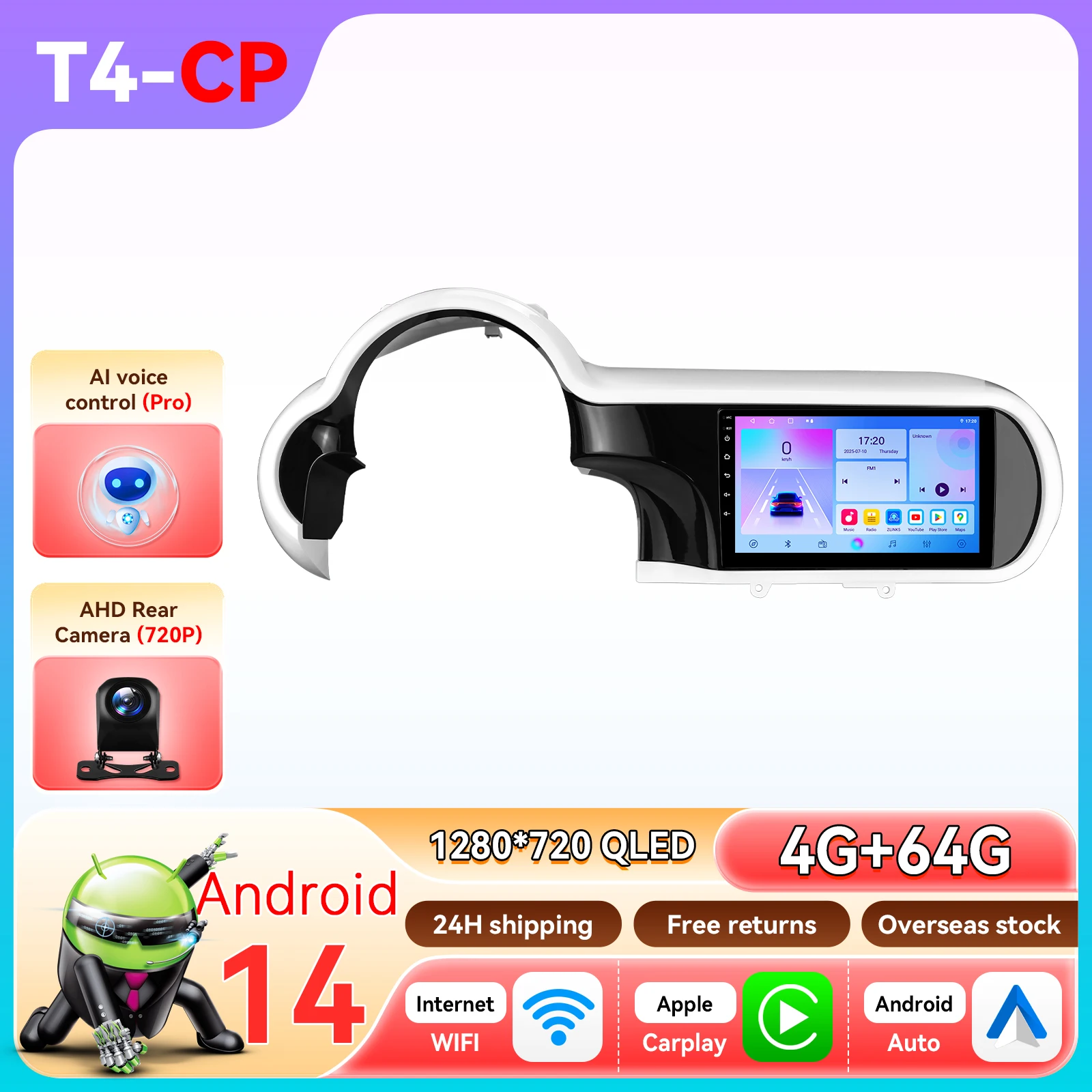 Draadloze CarPlay Android Auto Autoradio voor Renault Twingo Ⅲ 2014-2024 GPS Intelligente Systemen Stereo Multimedia Autoradio 6115