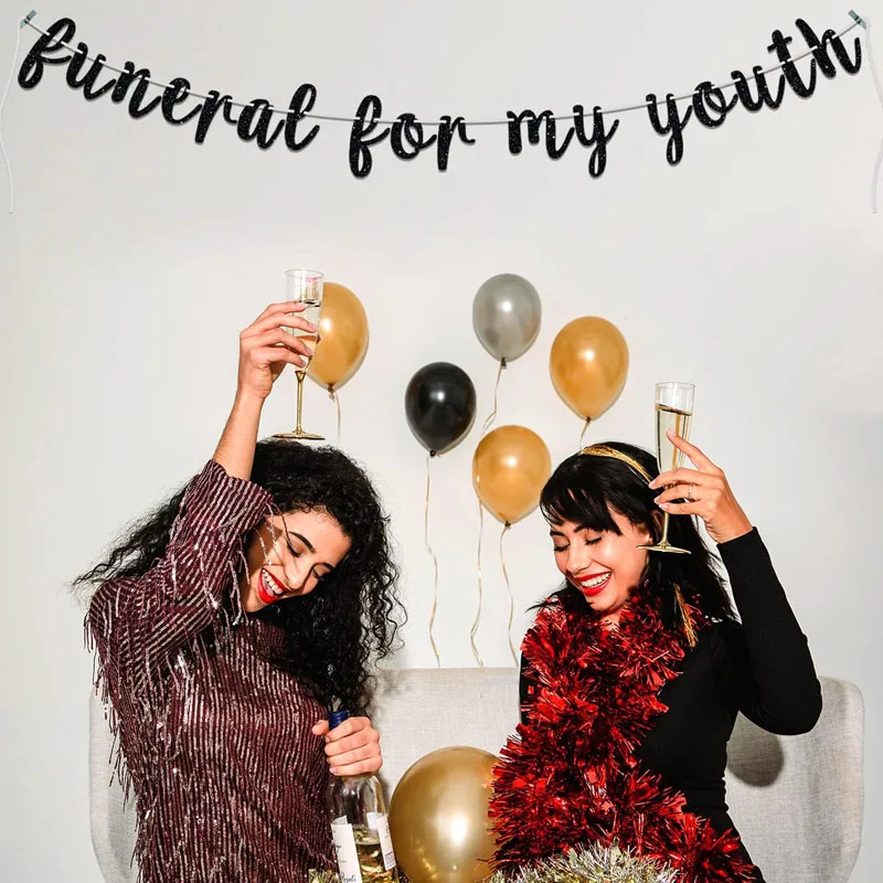 Funeral for My Youth Banner, Death to My Youth Here Lies Your Youth.